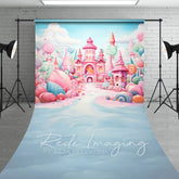 Lofaris Colorful Minty Ice Kingdom Cake Smash Sweep Backdrop